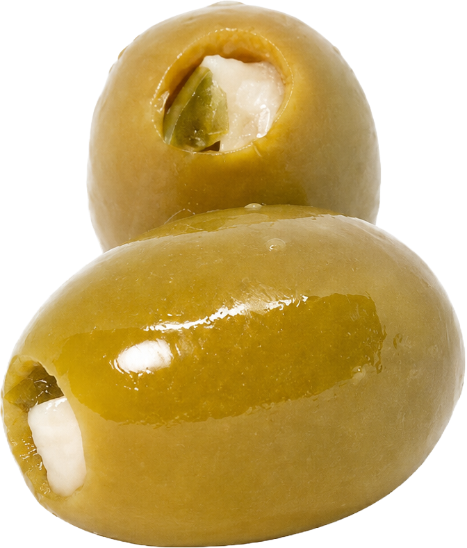 Green Olives Stuffed with Garlic & Jalapeño