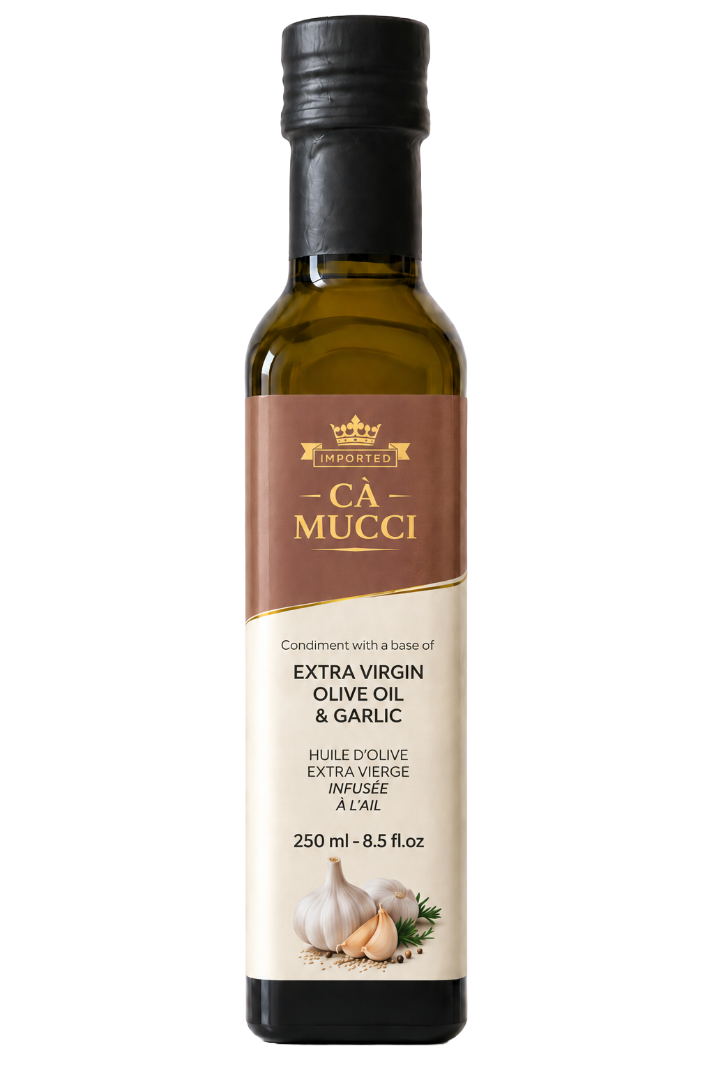 Garlic Infused Extra Virgin Olive Oil