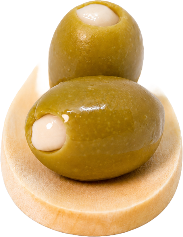 Green Olives Stuffed with Garlic